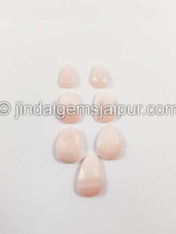 Pink Opal Rose Cut Slices